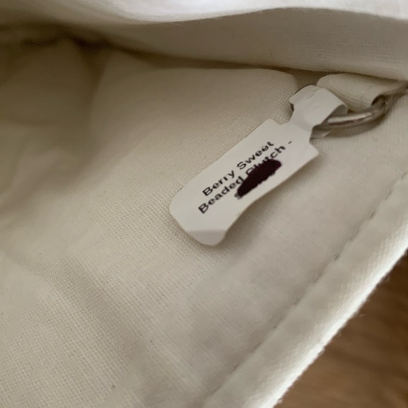 Strawberry Beaded Clutch - Pink and Orange - Picture 10 of 13